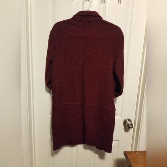 Burgandy Zara Coats for Women's Size Usa XS - Picture 7 of 7